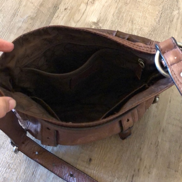 Brown crossbody Fossil purse - Picture 3 of 6